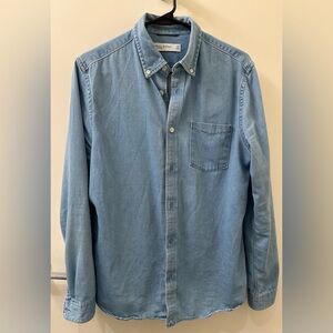 Hill City Men’s Blue Denim Shirt